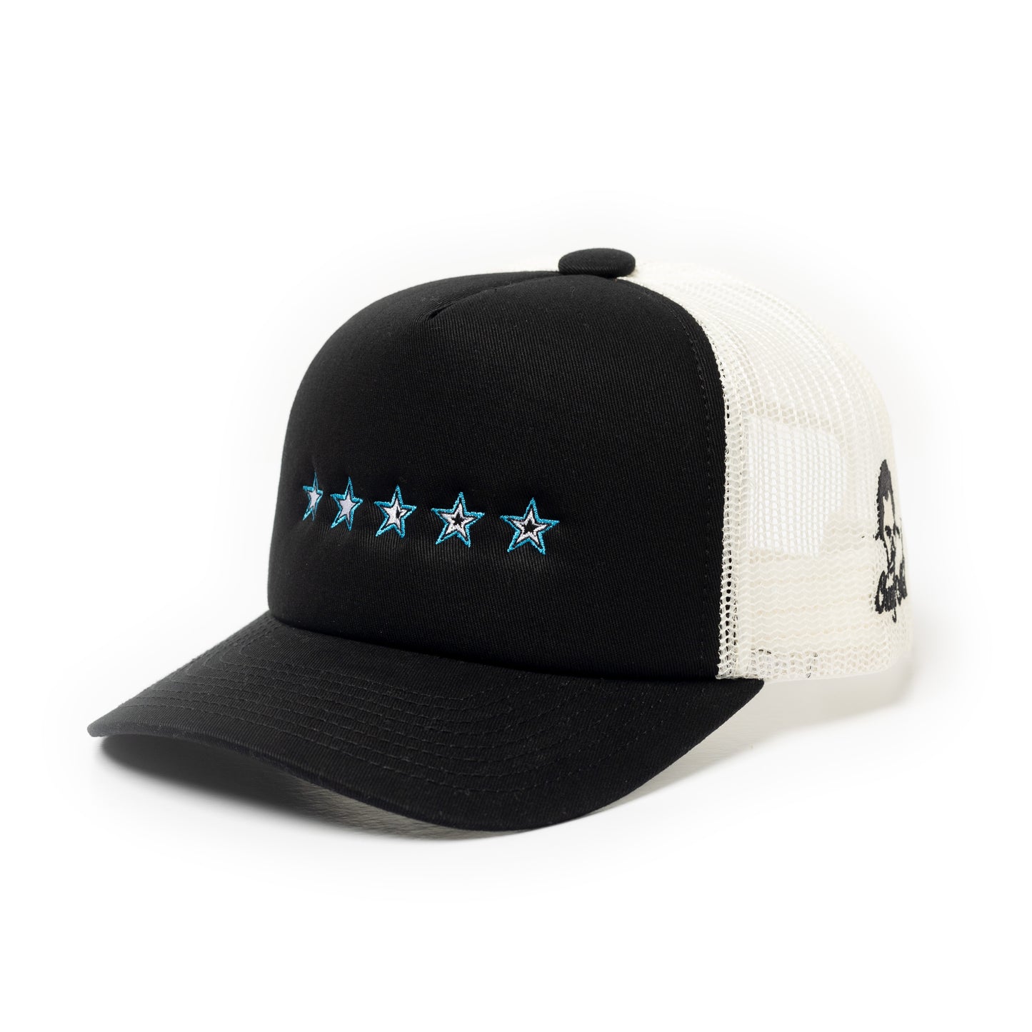 2.5 Stars Trucker Cap - Black