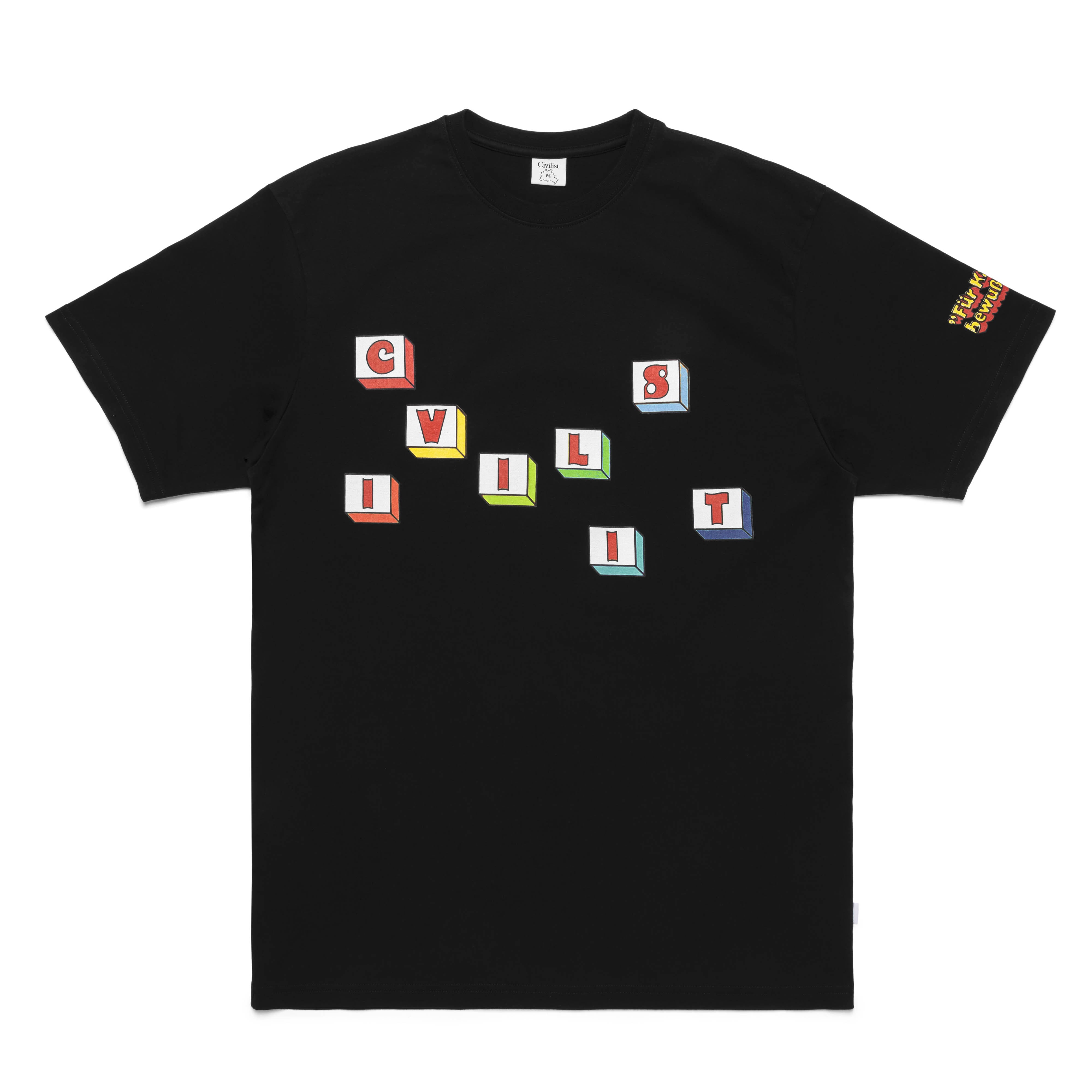 【CIVILIST】 Monochrome Tee - White Civilist – baselineskateshop