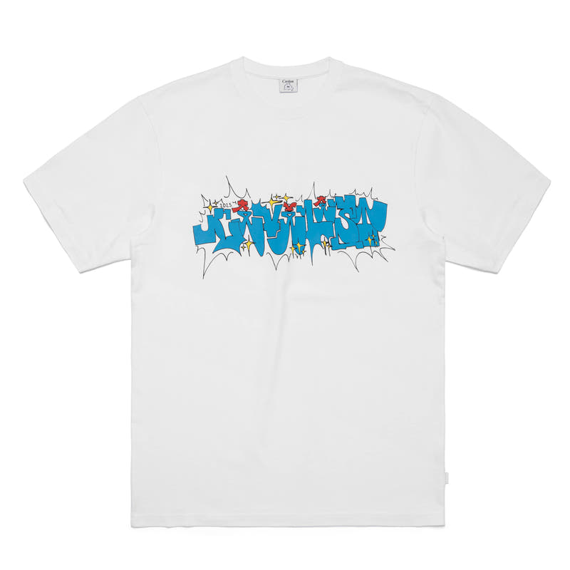 【CIVILIST】 Monochrome Tee - White civilist-spray-t-shirt-white-