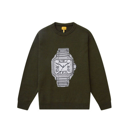 CLSANTOS Jacquard Sweater - Green