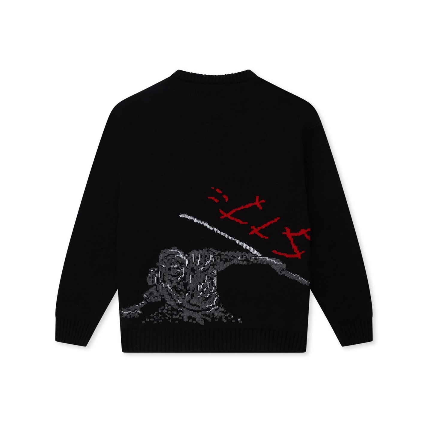 Stealth Ninja Jacquard Sweater - Black