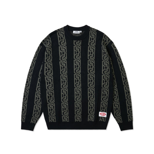 The Key Knitted Sweater - Black