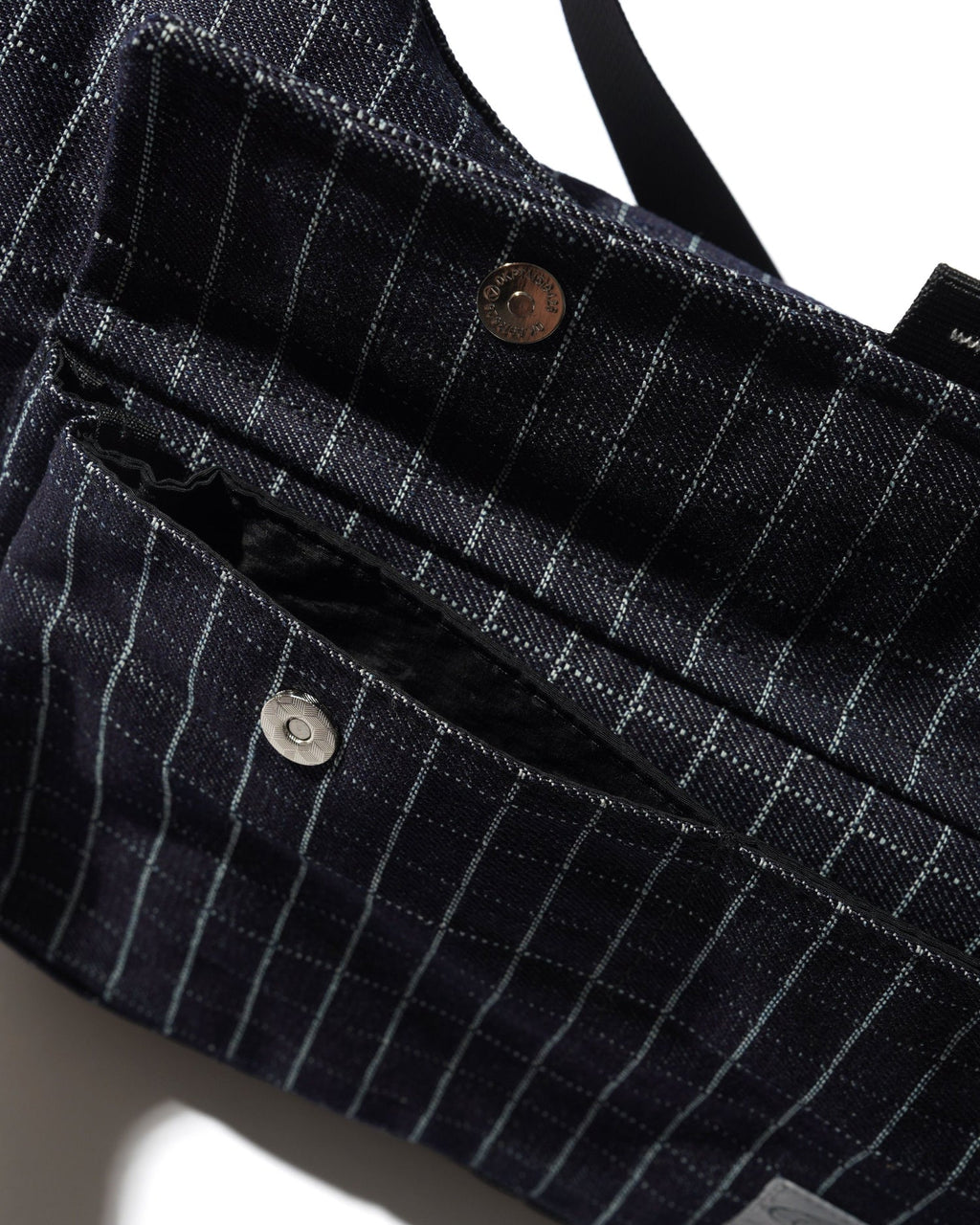Crossbody Bag - Grid Denim