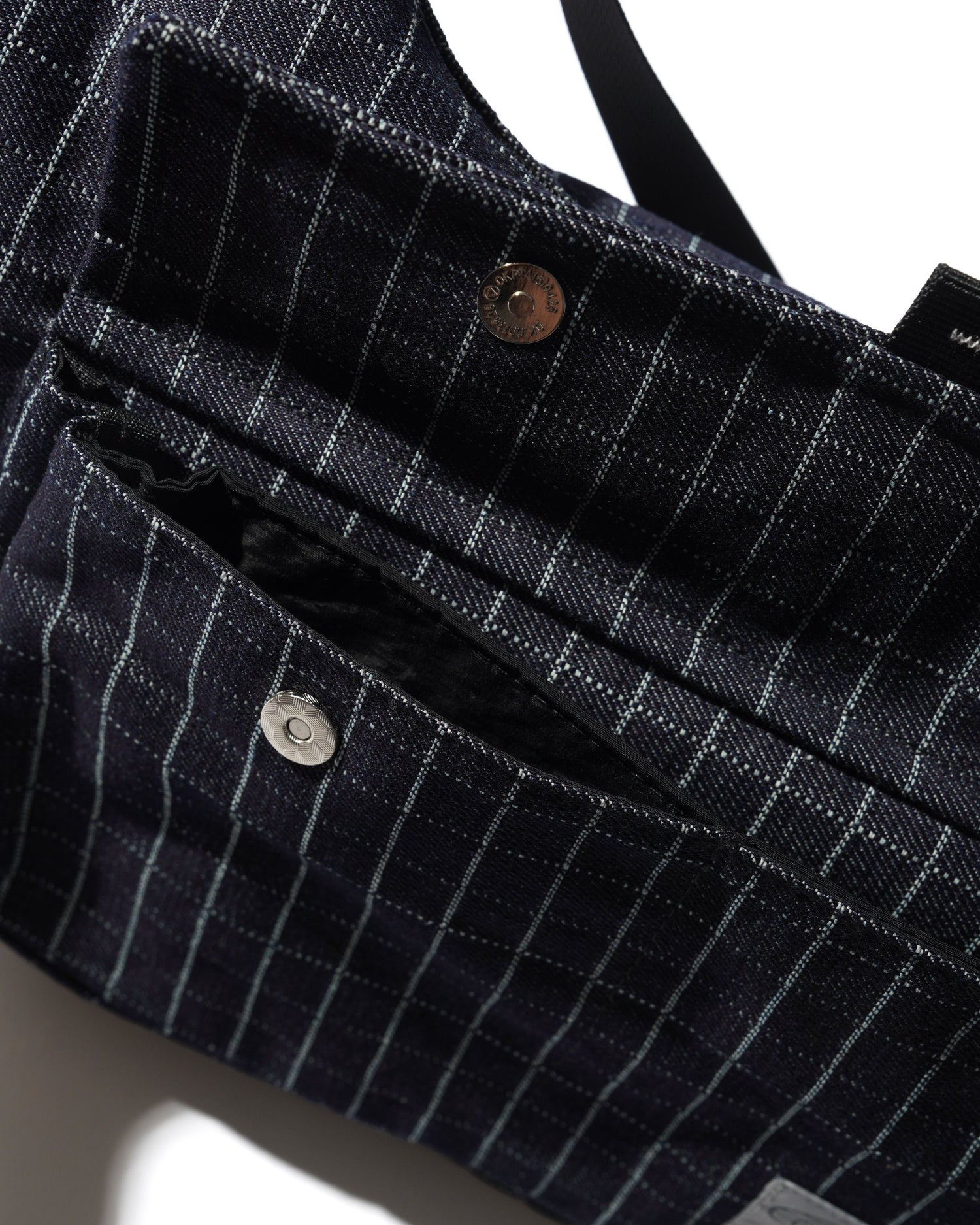 Crossbody Bag - Grid Denim
