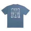 Cybercafé x Exclusive Os Cabides Peace Tee - Blue