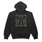 Cybercafé x Exclusive Os Cabides Peace Hoodie - Charcoal
