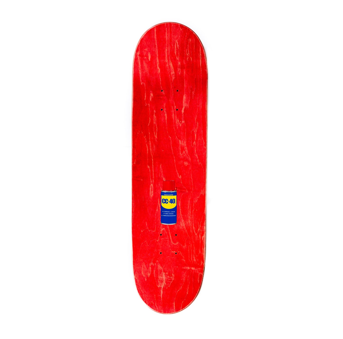 Silver Logo Deck - Red