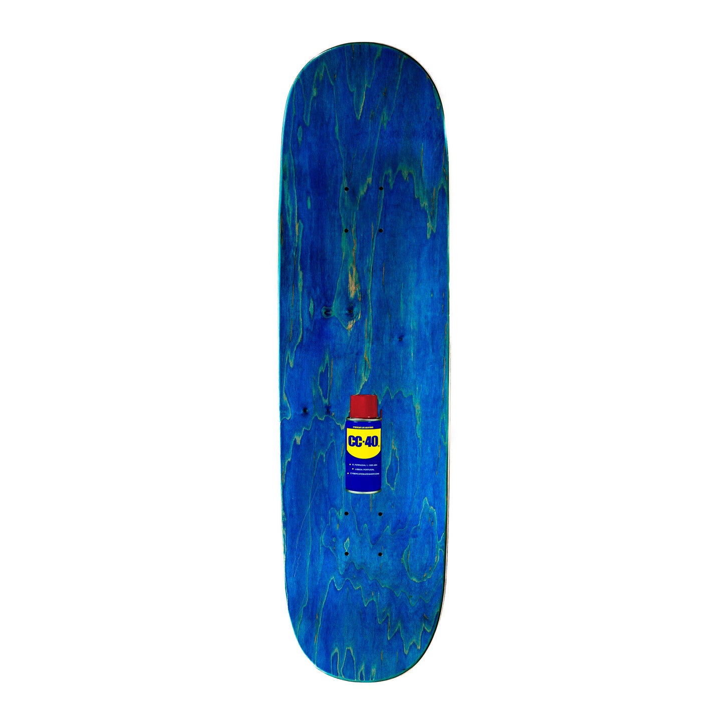 Silver Logo Deck - Blue