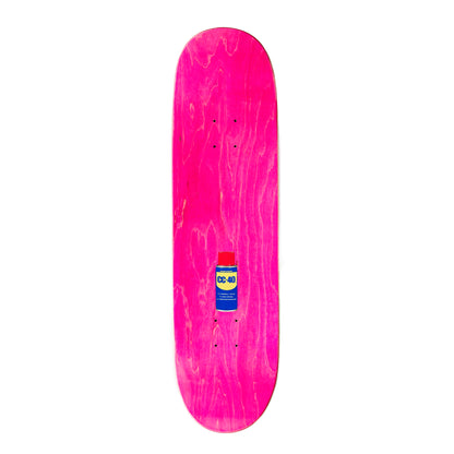 Silver Logo Deck - Pink