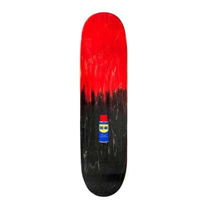 Silver Logo Deck - Black / Red