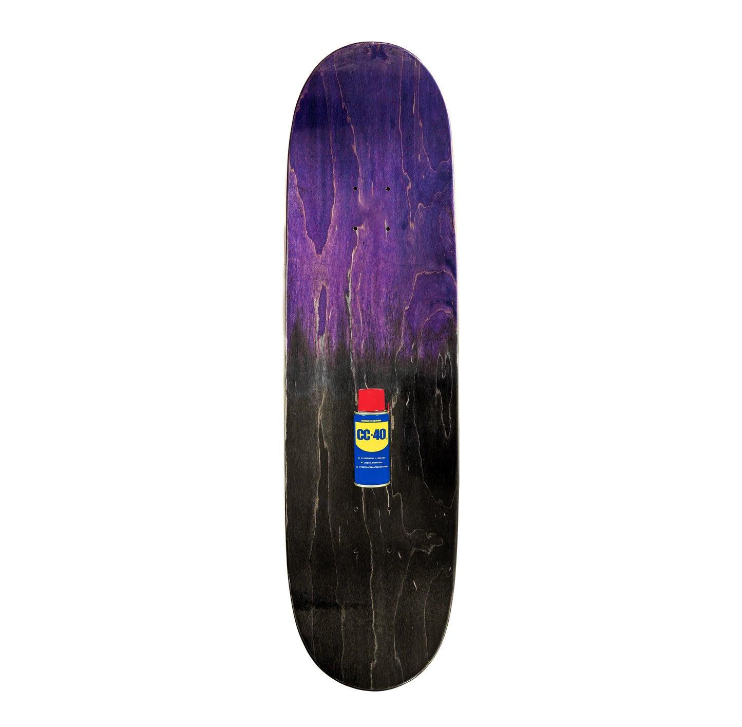 Silver Logo Deck - Black / Purple