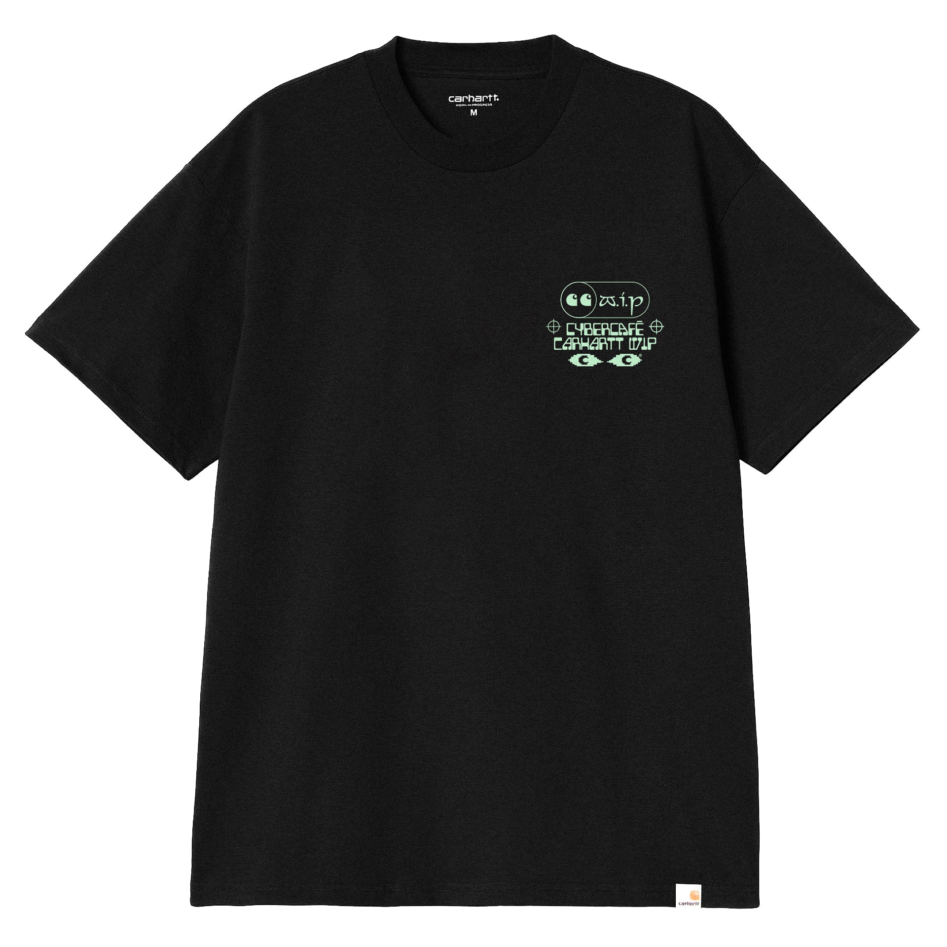 Cybercafé® X Carhartt WIP Jogo Duplo Tee - Black