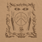 Cybercafé x Exclusive Os Cabides Peace Tee - Sand