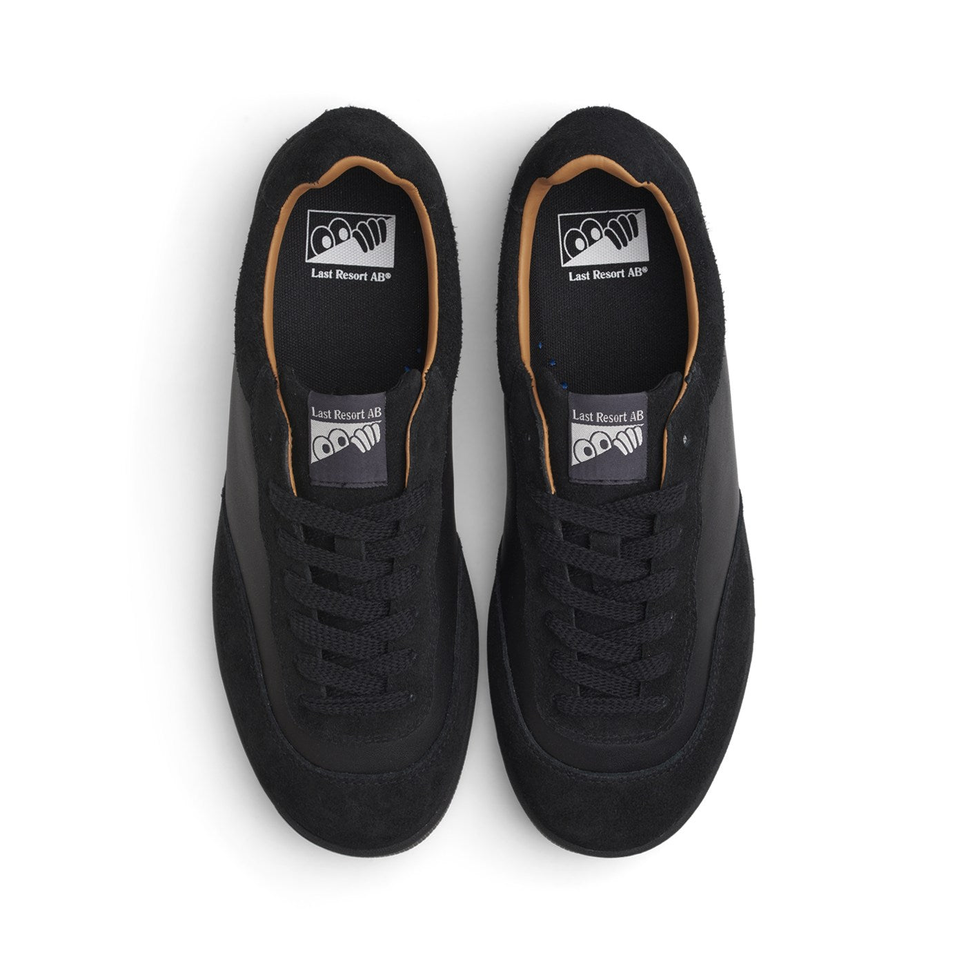 CM001 Suede / Leather Lo - Black / Black