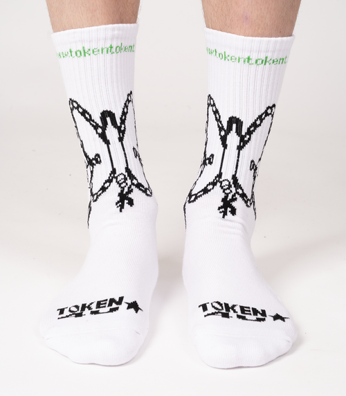 Delta Socks - White