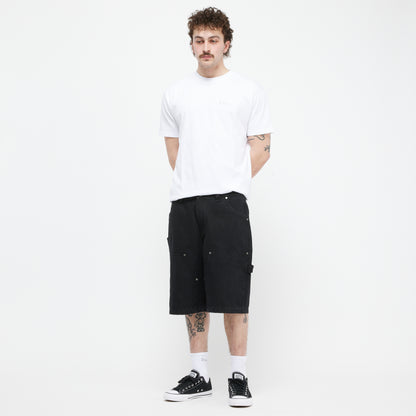 Carpenter Denim Shorts - Jet Black