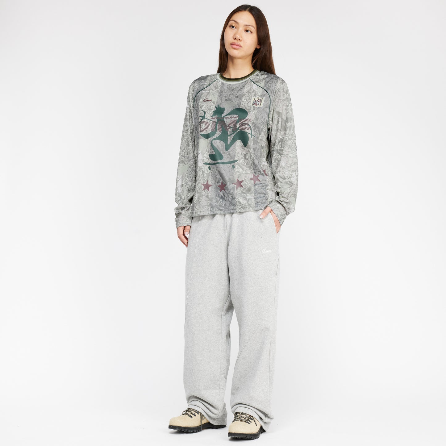 Patinadores LS Jersey - Sage Camo