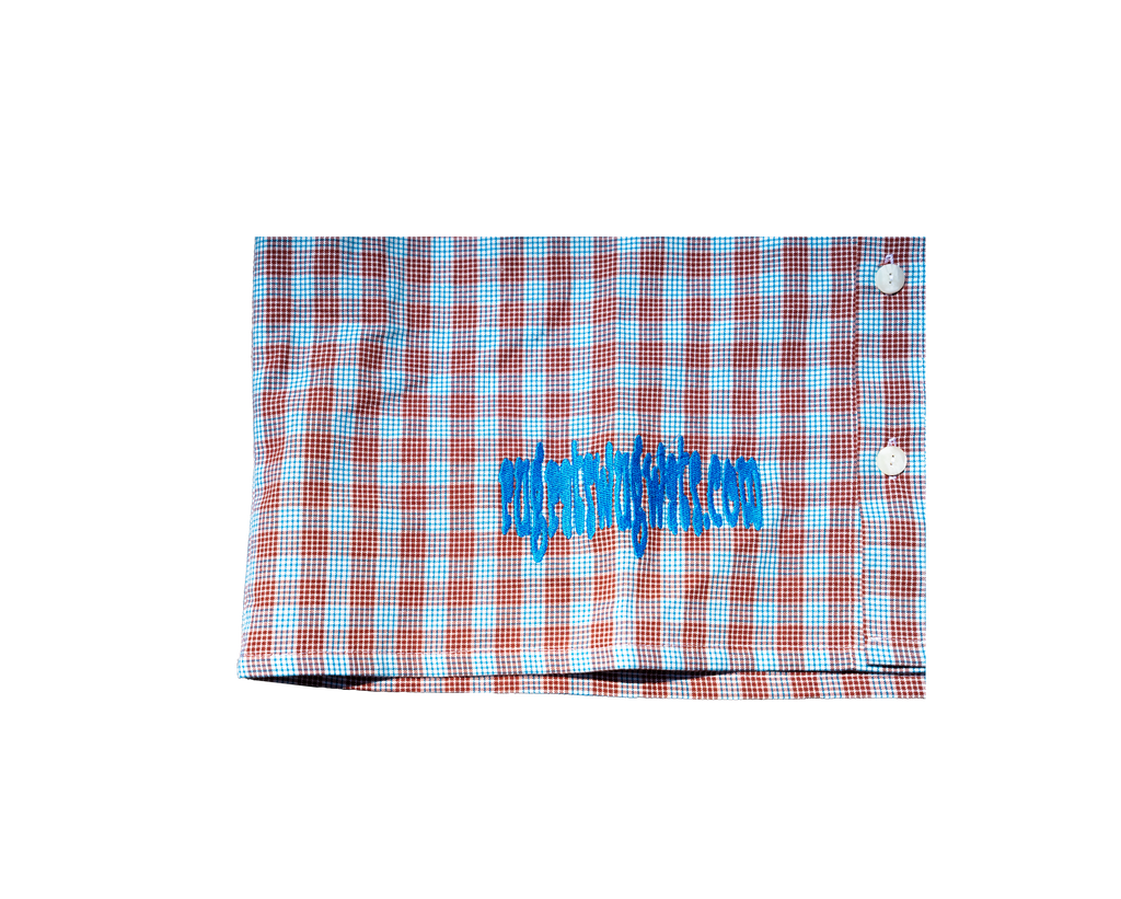 Plaid Short Sleeve Shirt - Clay