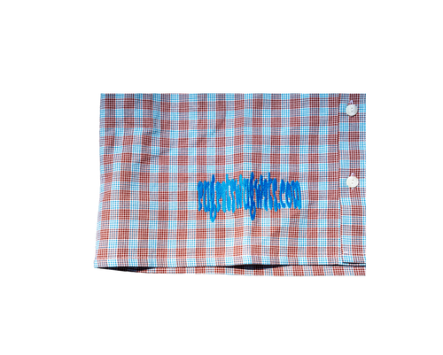 Plaid Short Sleeve Shirt - Clay