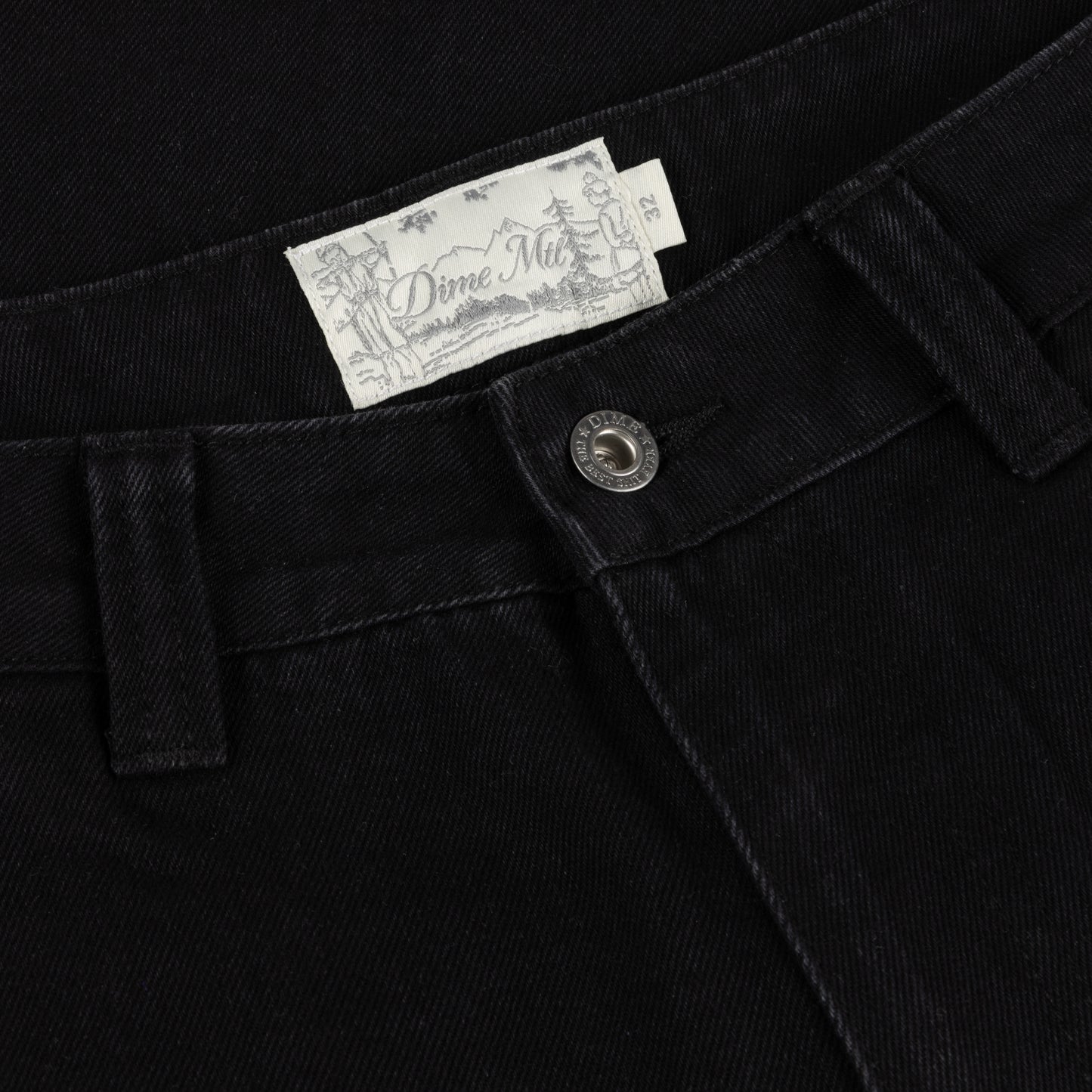 Carpenter Denim Shorts - Jet Black