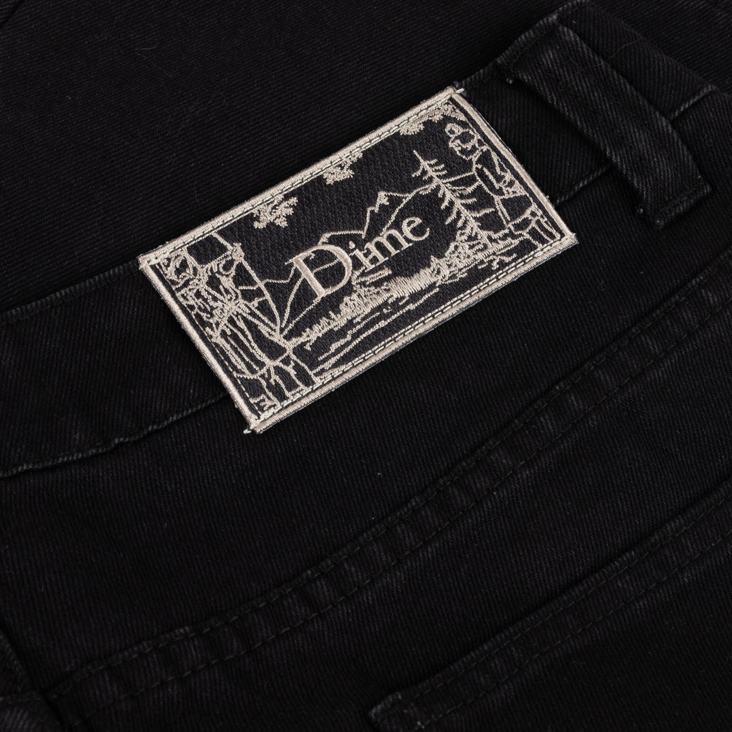 Carpenter Denim Shorts - Jet Black