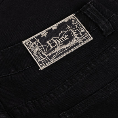 Carpenter Denim Shorts - Jet Black
