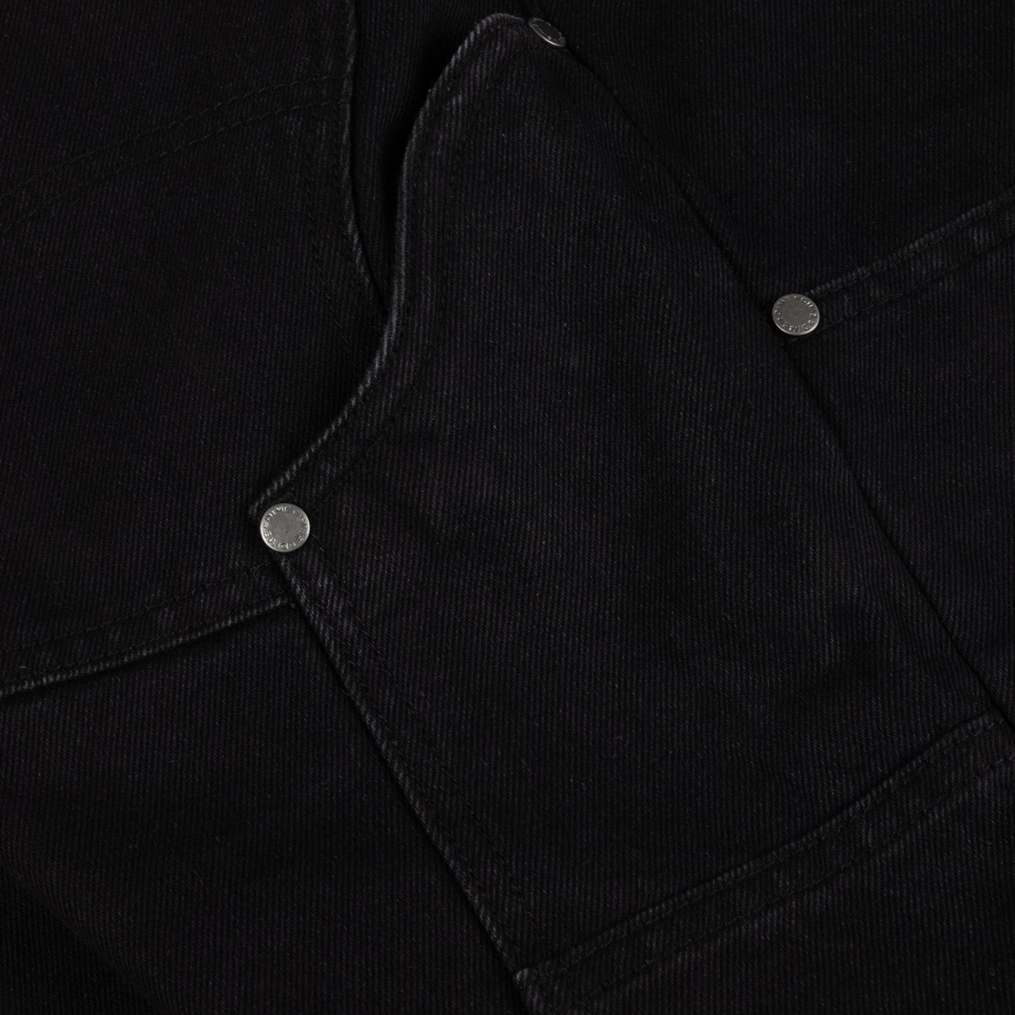 Carpenter Denim Shorts - Jet Black
