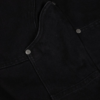 Carpenter Denim Shorts - Jet Black