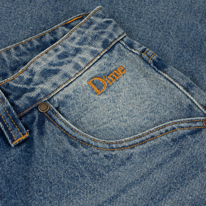 Dime Classic Baggy Denim Pants - Sandblasted Indigo
