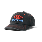Diamond Logo 6 Panel Cap - Washed Black