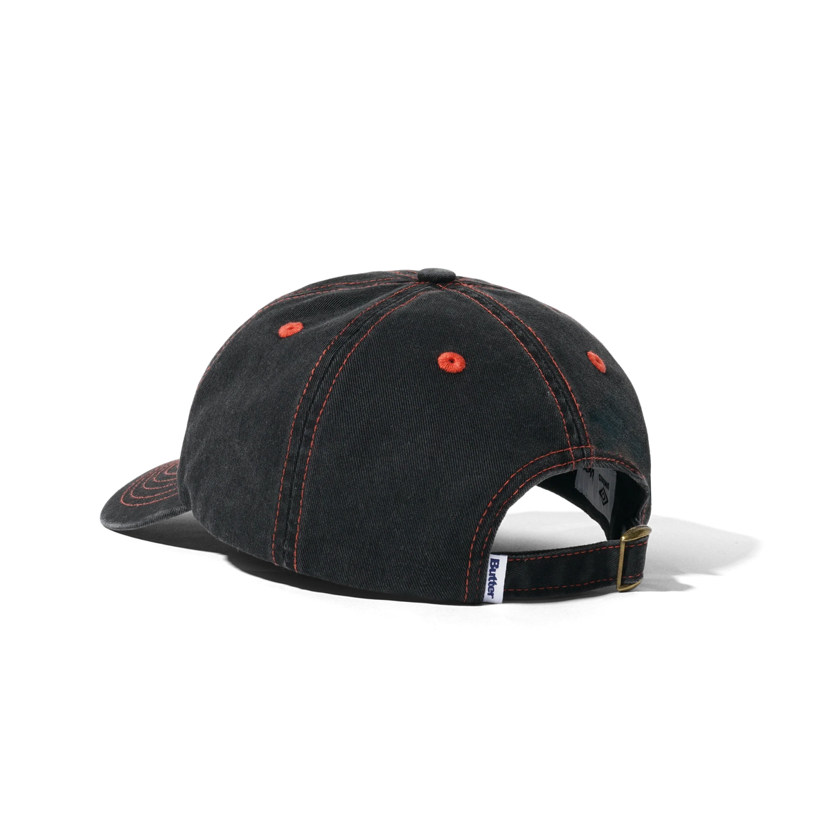 Diamond Logo 6 Panel Cap - Washed Black