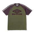 Diamond Logo Raglan Tee - Army / Eggplant