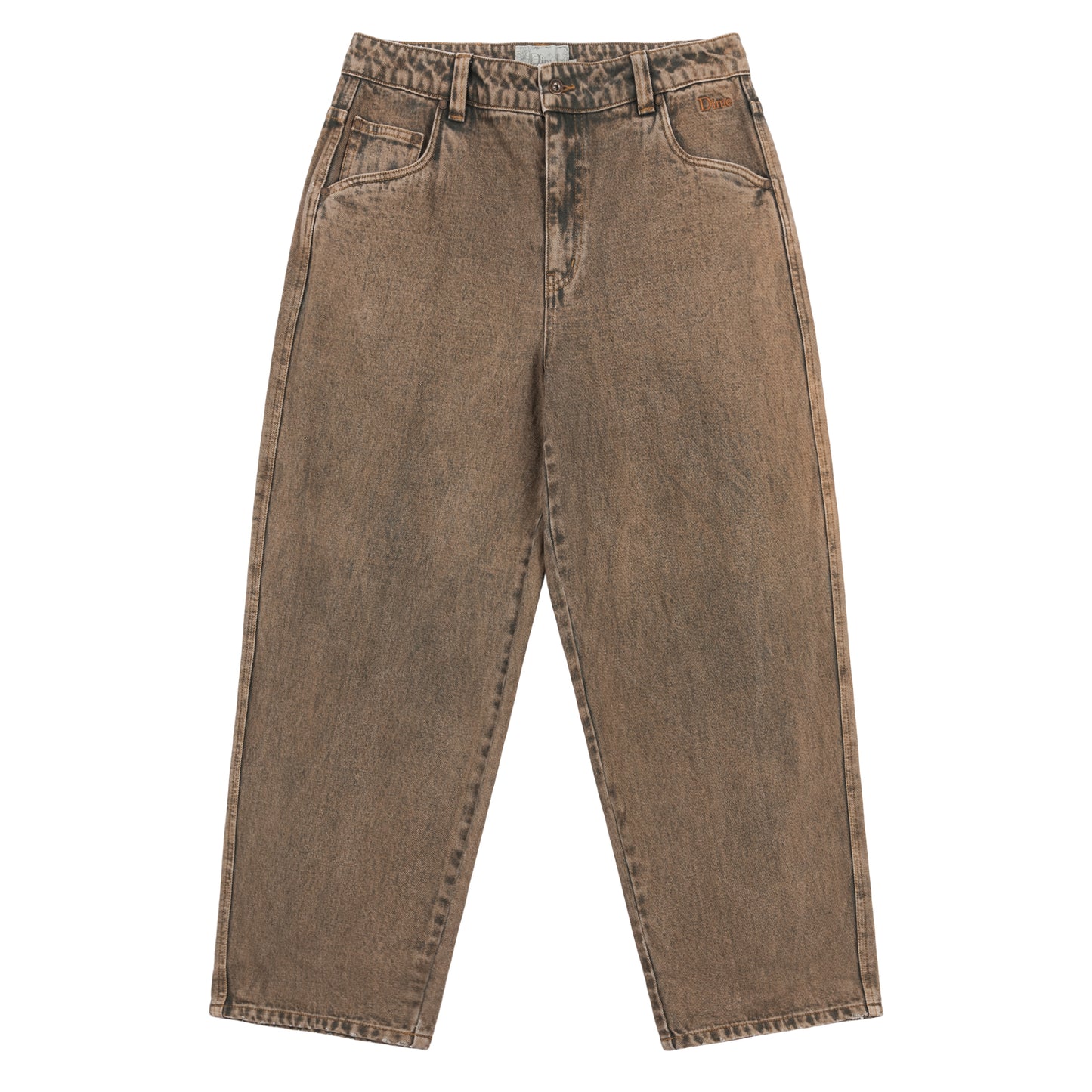 Classic Baggy Denim Pants - Overdyed Brown