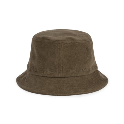 Terry Cloth Bucket Hat - Olive