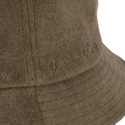 Terry Cloth Bucket Hat - Olive