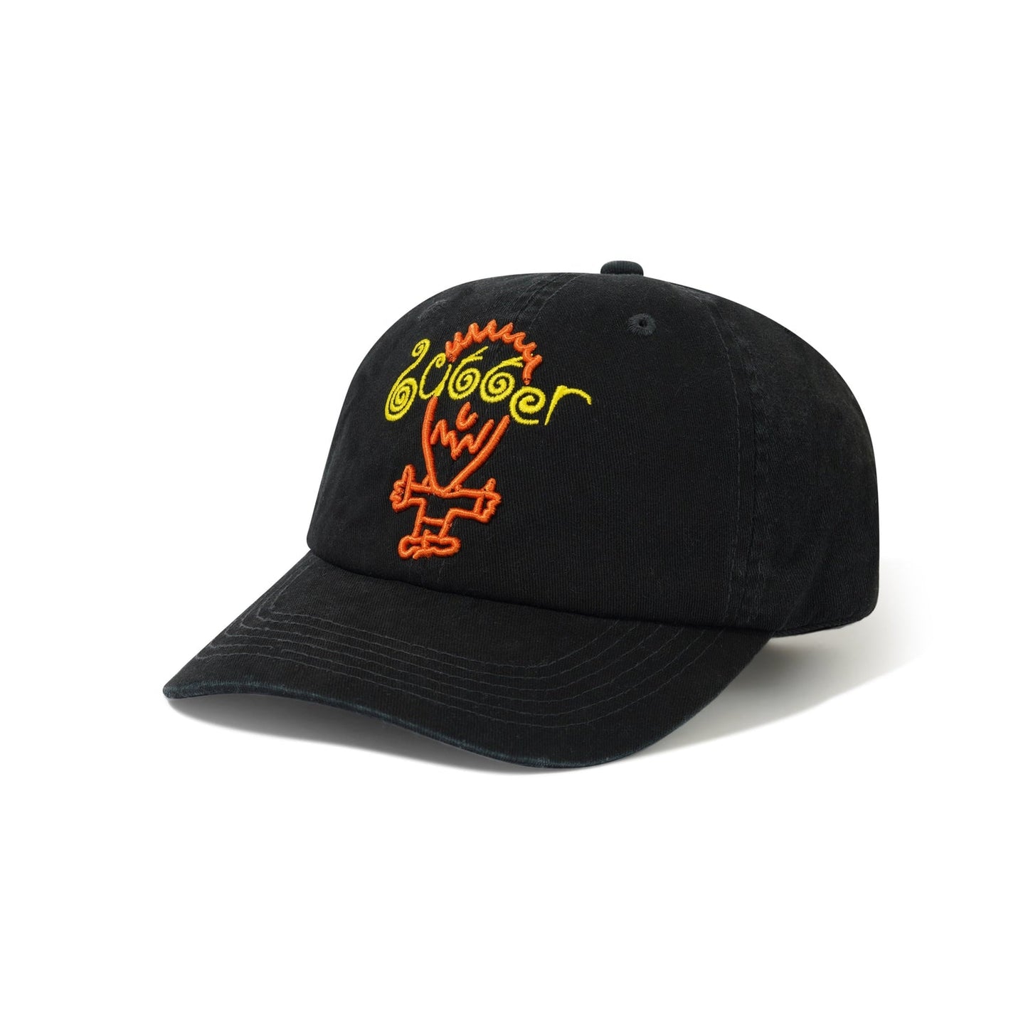 Dizzy 6 Panel Cap - Black