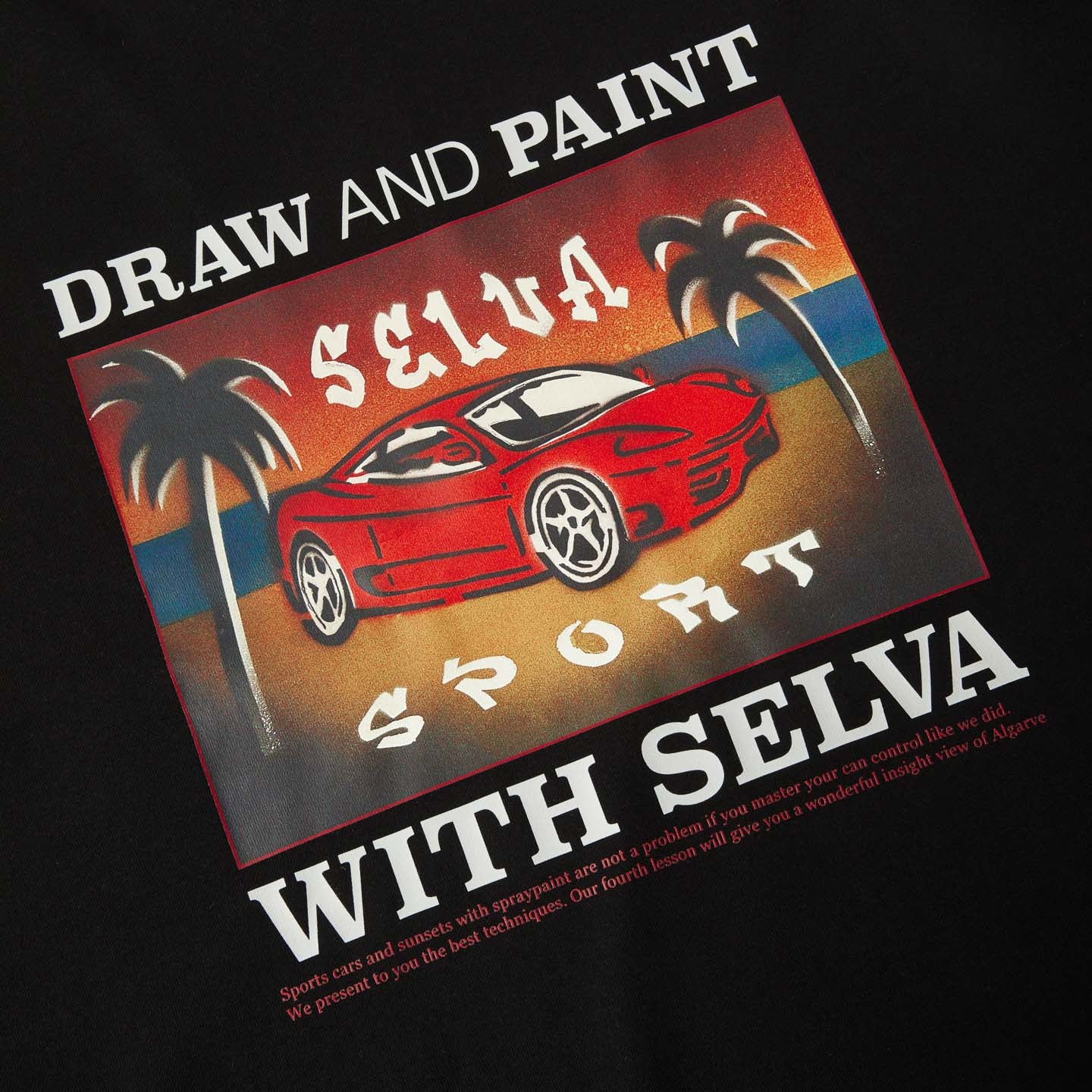 Draw & Paint 4 Tee - Black