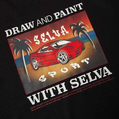 Draw & Paint 4 Tee - Black