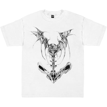 Exoskeleton Tee - White