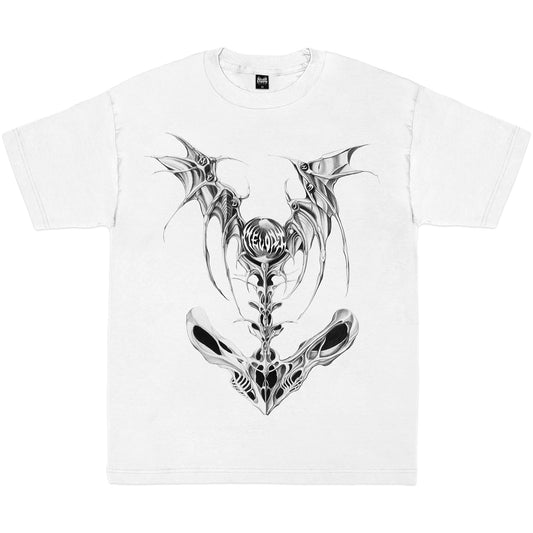 Exoskeleton Tee - White