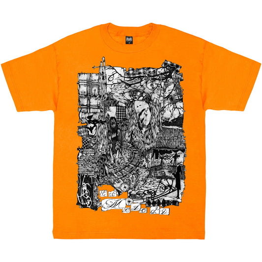 Railroad Tee - Orange
