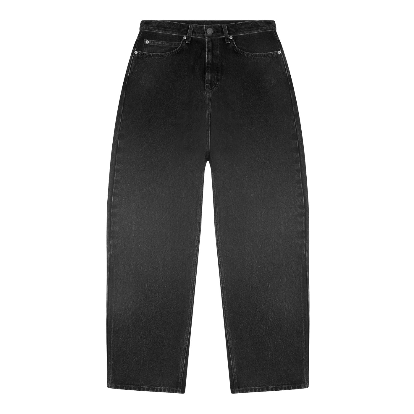 Pagode Ripped Dots Jeans - Black Jet Stone Washed