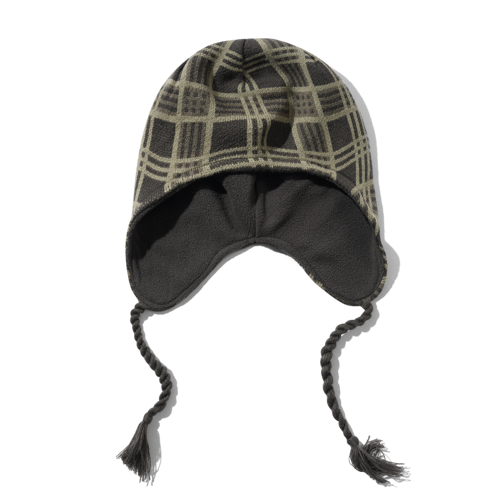 Earflap Beanie - Plaid