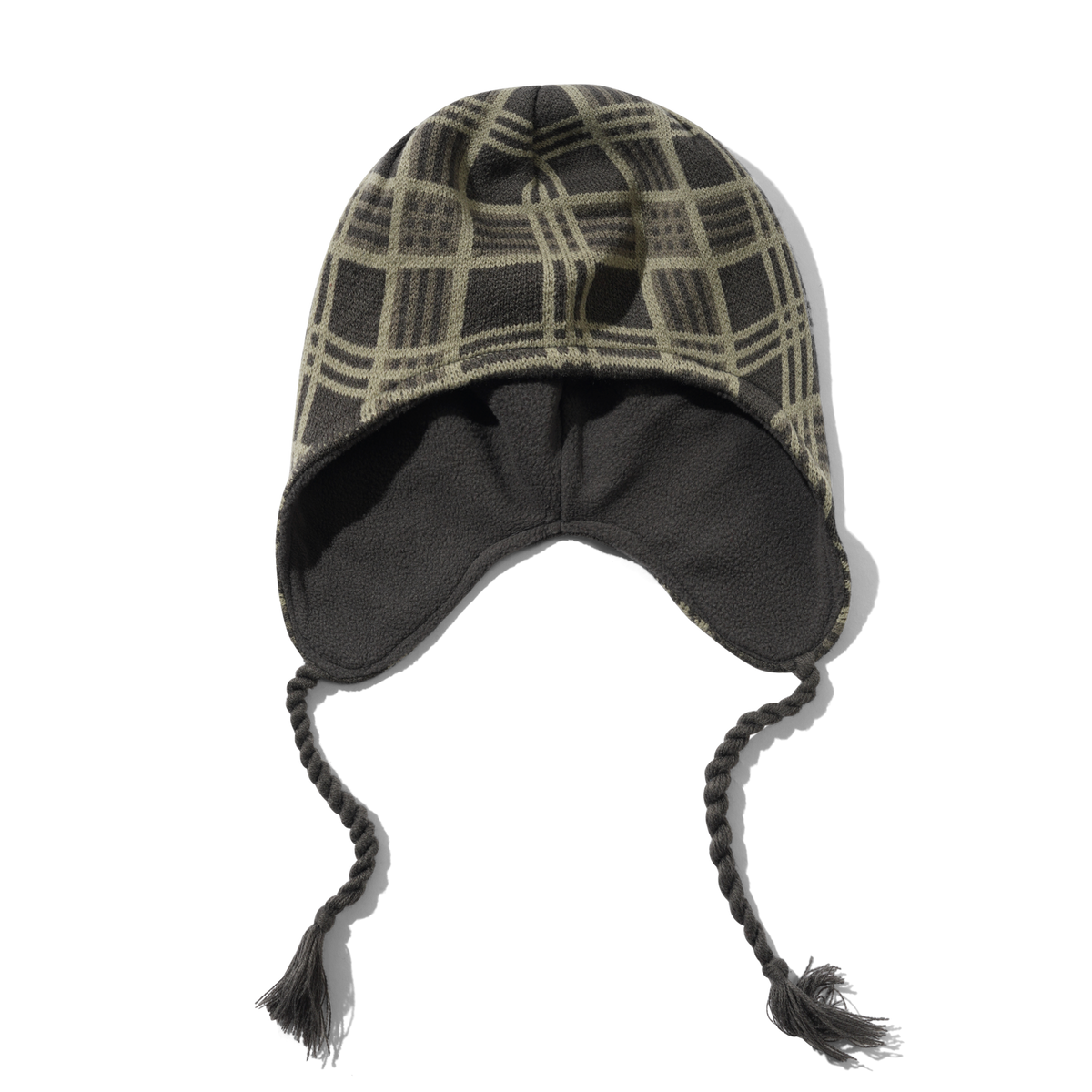 Earflap Beanie - Plaid