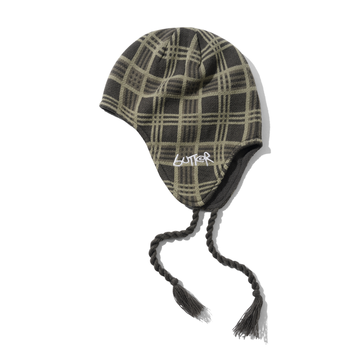 Earflap Beanie - Plaid