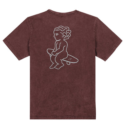 Ikon T-Shirt - Washed Burgundy
