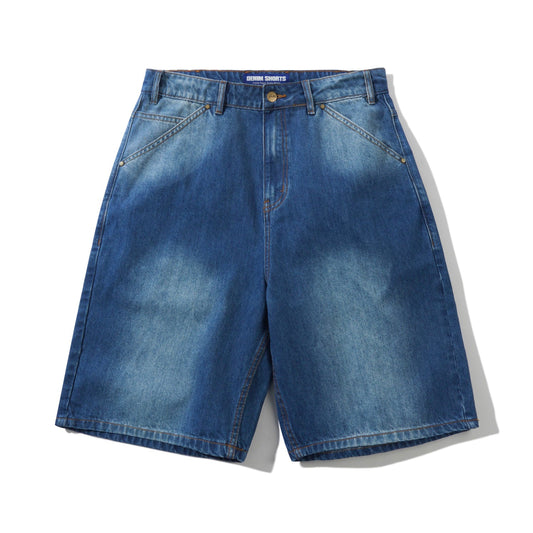 Encounter Denim Shorts - Washed Slub Blue