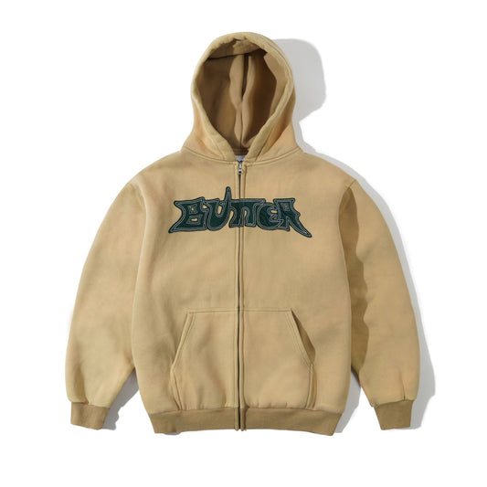 Encounter Zip-Thru Hoodie - Washed Tan