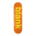 "Blank" Skateboard Deck - Orange