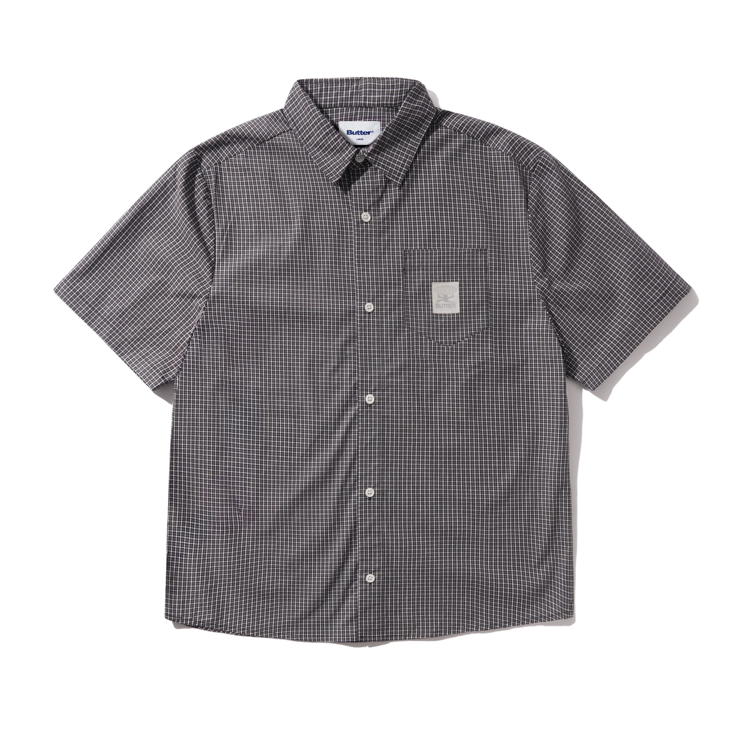 Equipment S/S Shirt - Black / Grey